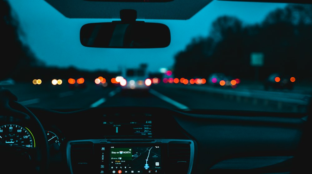 A car on an open road